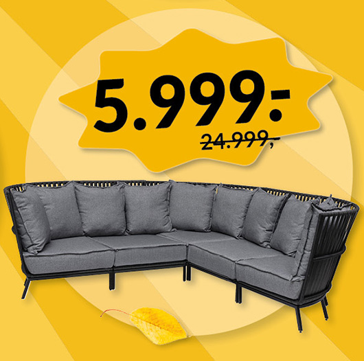 LANDSKRONA LOUNGESOFA - RESTMARKED